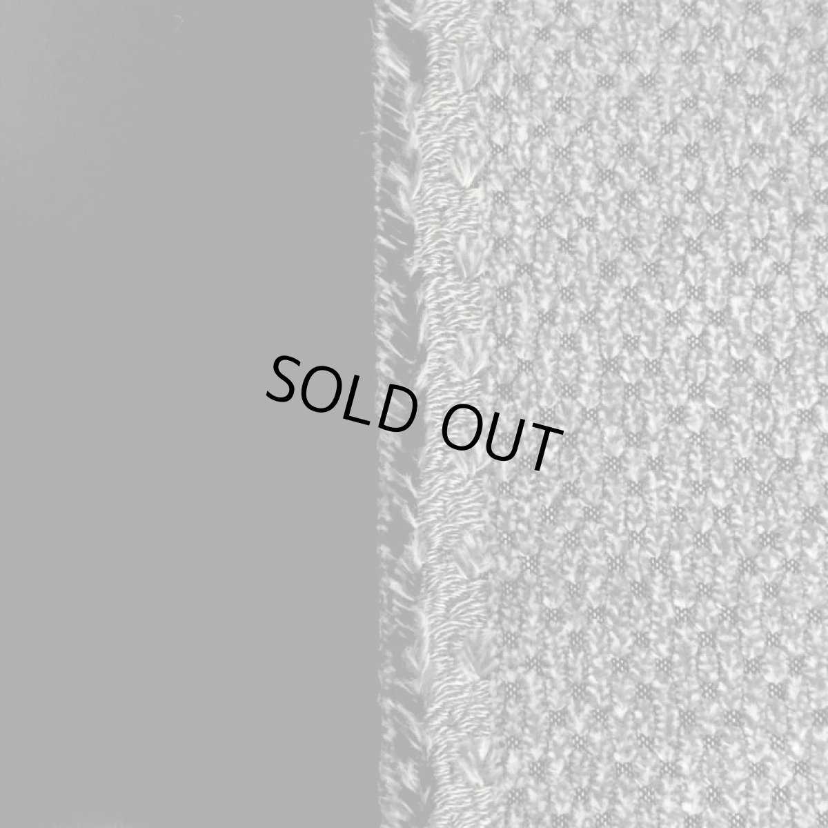 画像2: NO.7　先染めBECCOコーデュロイ木の幹柄　グレー×きなり【在庫限り特別価格】 (2)