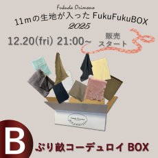 画像1: 【12月20日21:00販売】11ｍの生地が入ったFukuFukuBOX2025  タイプB (1)