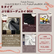 画像2: 【12月20日21:00販売】11ｍの生地が入ったFukuFukuBOX2025  タイプB (2)