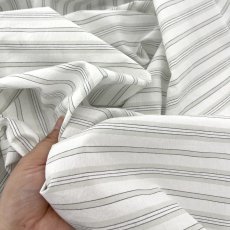 画像6: 【3mカット　マルシャン限定】60番手先染めボーダーストライプ　2937ミントグレー (6)