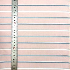 画像3: 【3mカット　マルシャン限定】60番手先染めボーダーストライプ　2935ピンク　 (3)