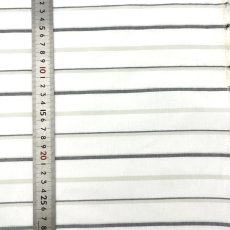 画像4: 【3mカット　マルシャン限定】60番手先染めボーダーストライプ　2935ミントグレー (4)