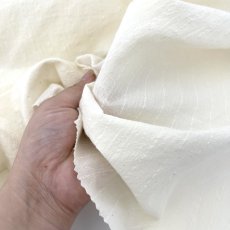 画像8: NO.164　綿和紙ストライプ　生成り (8)