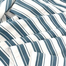 画像14: NO.171 先染めボーダーストライプ　twill 　ブルーホワイト (14)