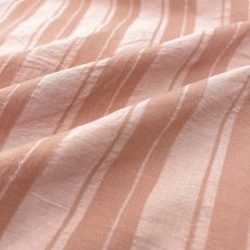 画像2: NO.172　先染めボーダーストライプ　twill 　サーモンピンク (2)