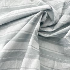 画像2: NO.172　先染めボーダーストライプ　twill 　ブルーグレー (2)