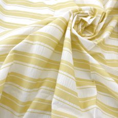 画像11: NO.171 先染めボーダーストライプ　twill イエローホワイト (11)