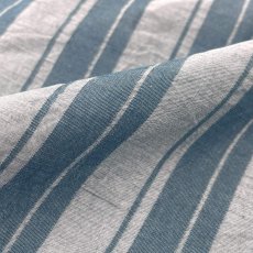 画像8: NO.172　先染めボーダーストライプ　twill 　ブルー (8)