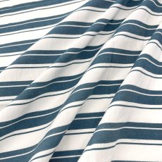 画像10: NO.171 先染めボーダーストライプ　twill 　ブルーホワイト (10)