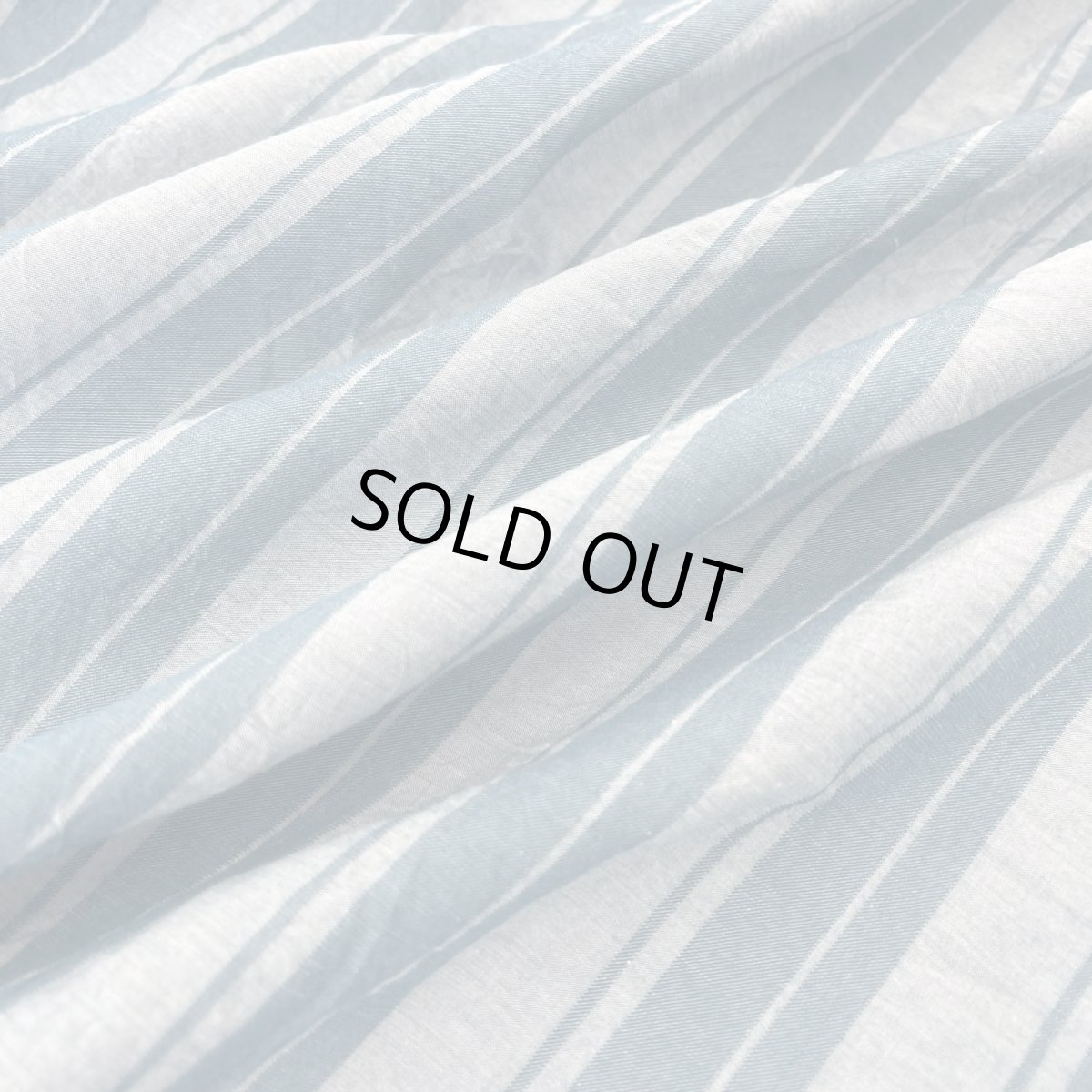 画像6: NO.172　先染めボーダーストライプ　twill 　ブルー (6)