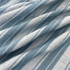 画像6: NO.172　先染めボーダーストライプ　twill 　ブルー (6)