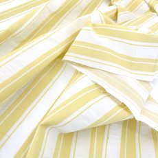 画像12: NO.171 先染めボーダーストライプ　twill イエローホワイト (12)