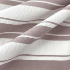 画像3: NO.171 先染めボーダーストライプ　twill 　ベージュピンクホワイト (3)