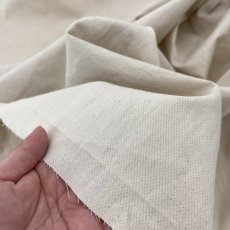 画像9: NO.170　綿麻ダブルフェイスクロス　生成り（染め可能） (9)