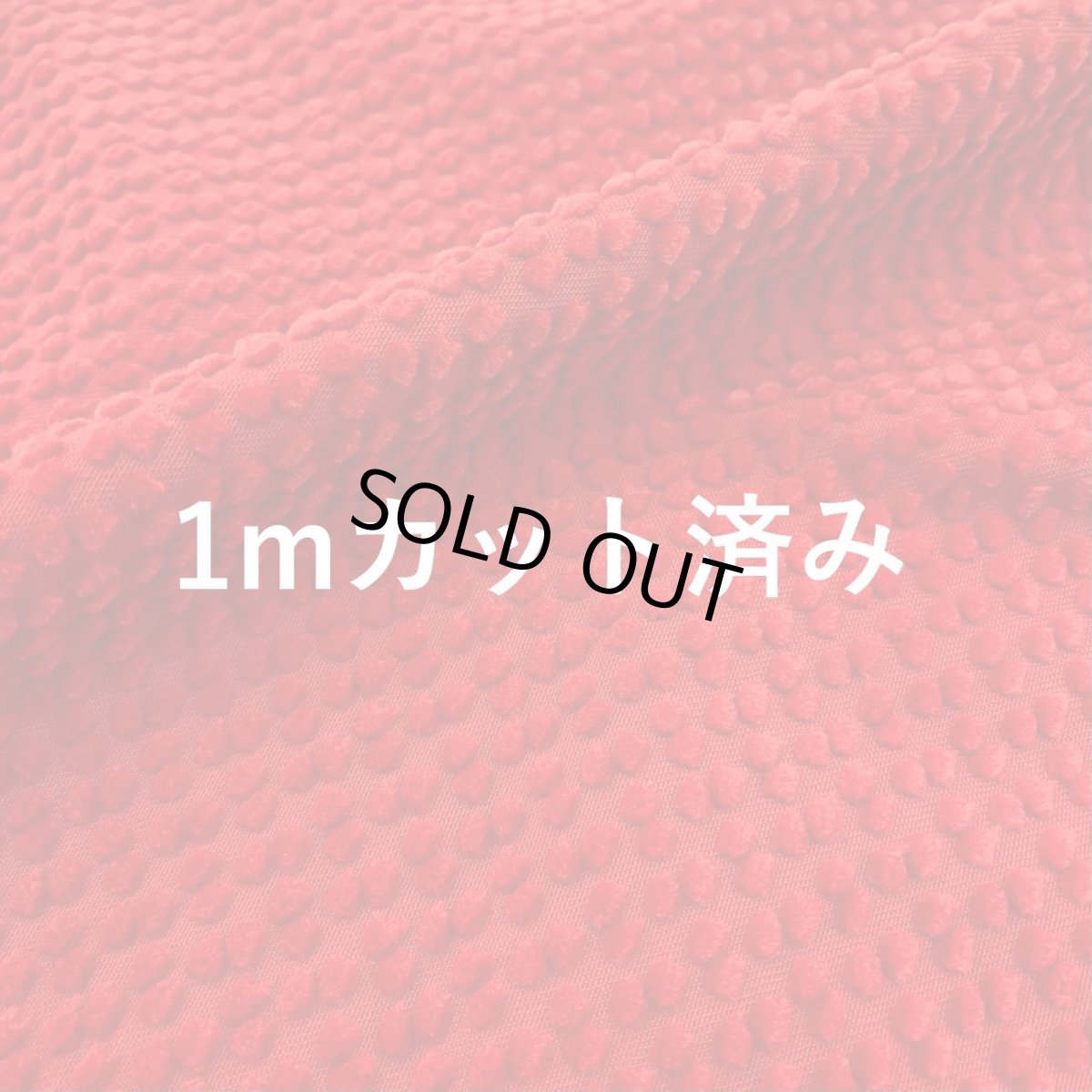 画像1: 【マルシャン限定　1ｍカット済み】BECCOコーデュロイ　ウォータムレッド (1)