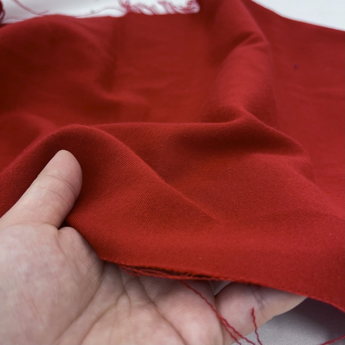 画像3: 【マルシャン限定】微起毛タッチツイル中厚ソフト　ウォータムレッド (3)