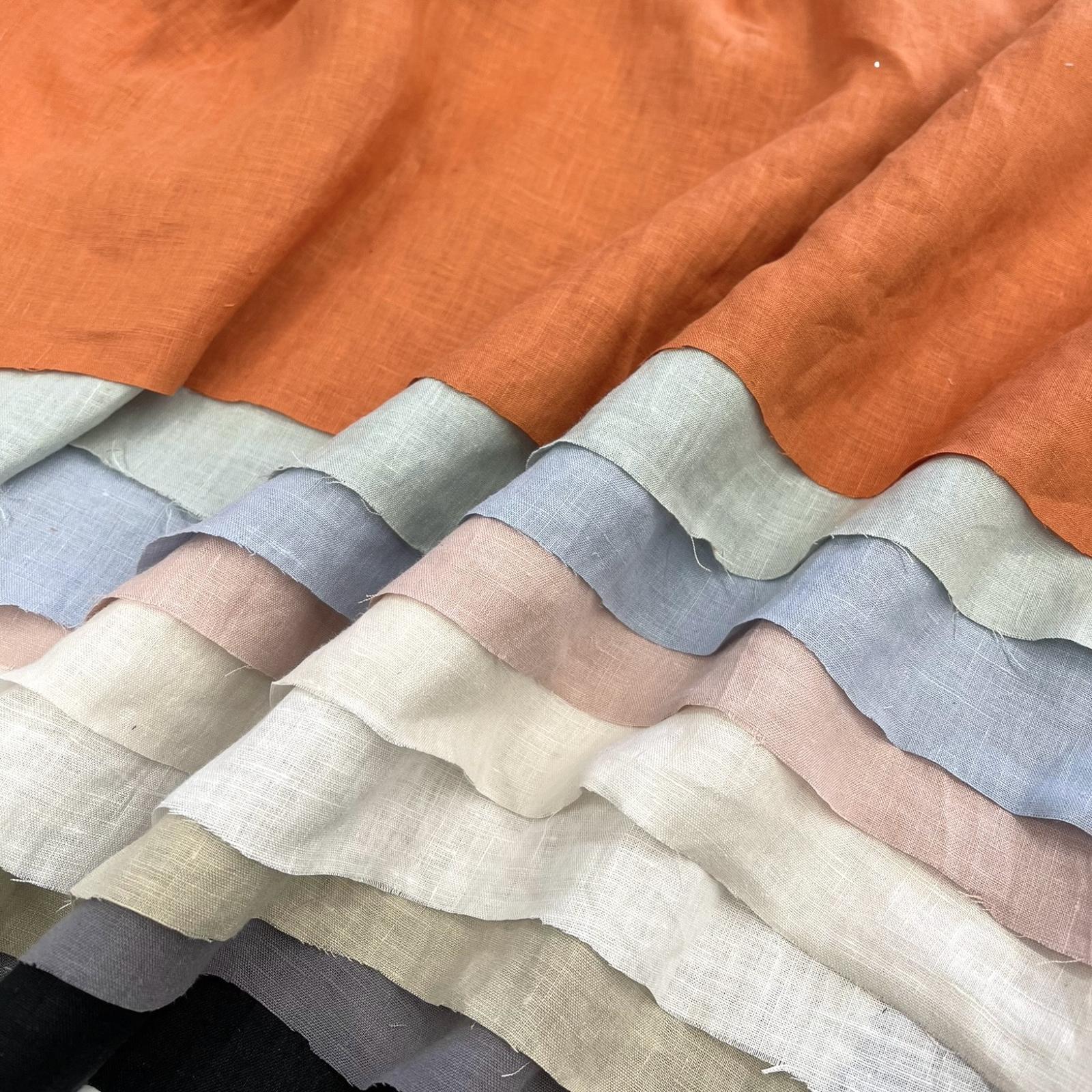 H-002 ヘンプ80番手ローン 7color - 福田織物生地のオンラインストア H-002 ヘンプ80番手ローン 7color - 福田織物生地のオンラインストア